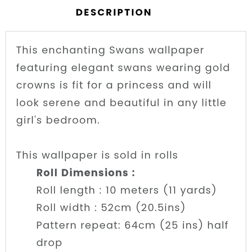 Swan and Crown Wallpaper